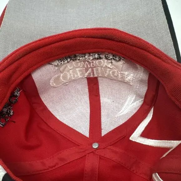 Copenhagen Cowboys Tough Co. Kati Headwear Adj. Sharktooth Red Hat U.S Tobacco
